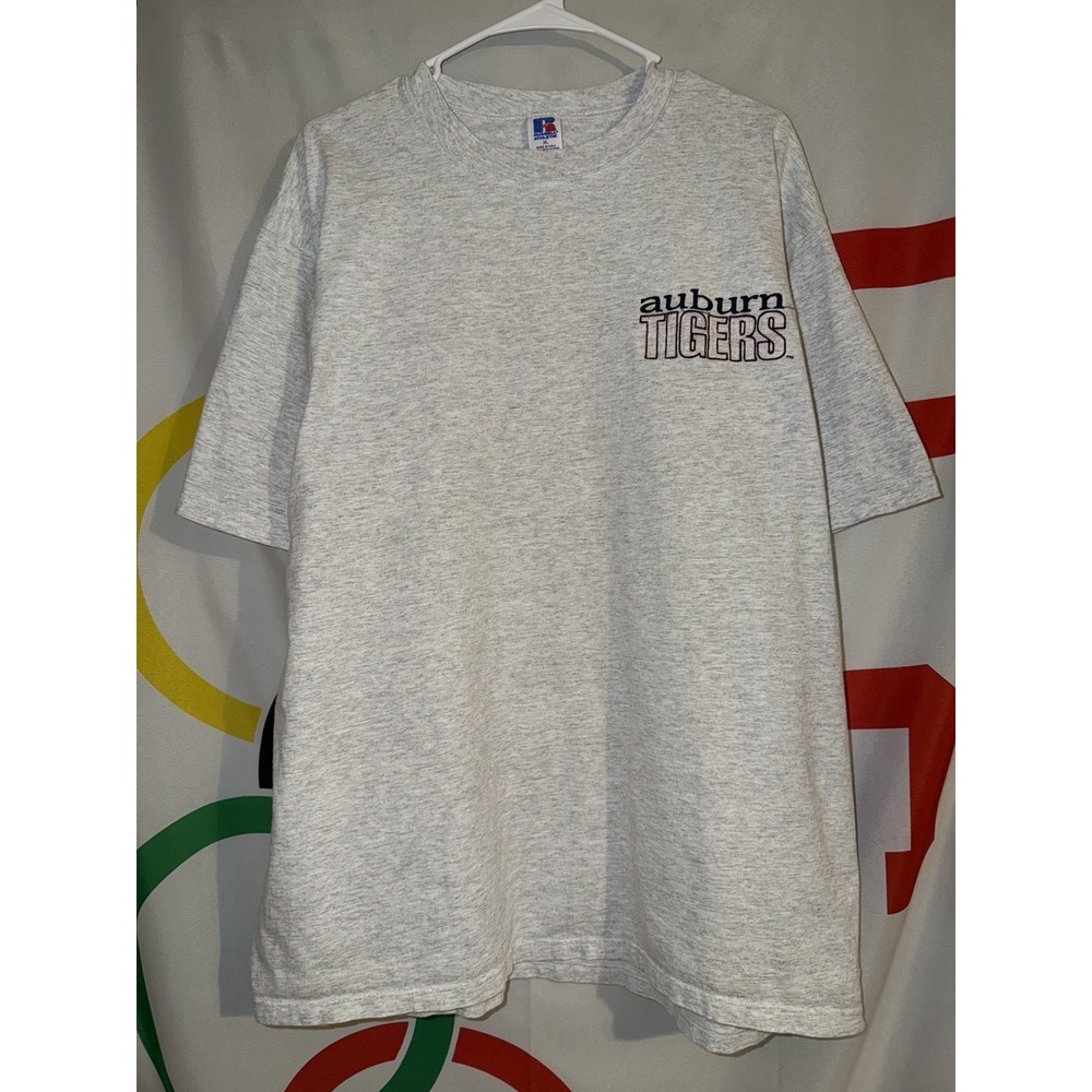 Russell Athletic Auburn Tigers T Shirt Mens XL Football Made in USA 90s
